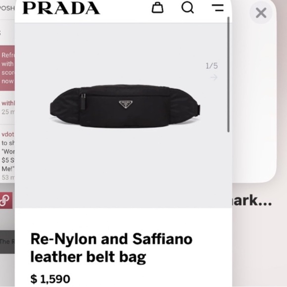 PRADA❤️❤️BUM BAG/WAIST BAG!💜CROSSBODY BAG!⭐️🎉 - Picture 15 of 16